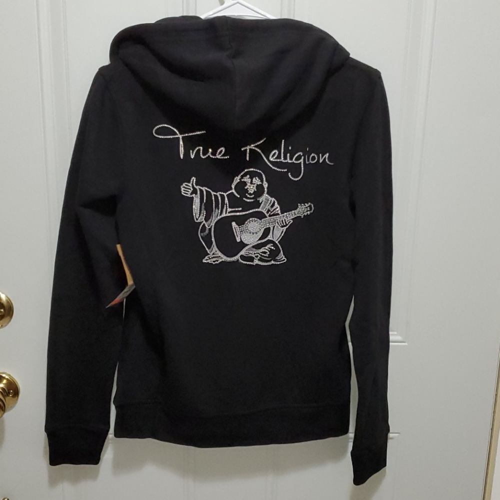 NWT True Religion zip up hoodie